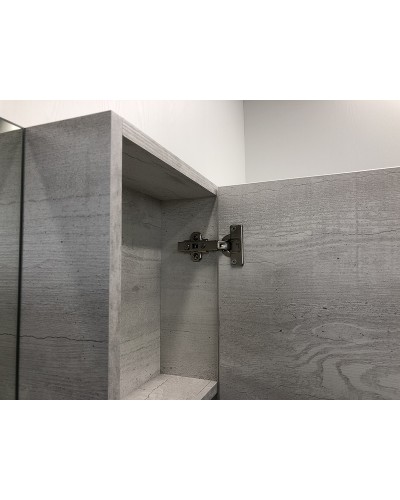 Зеркало со шкафом Comforty Прага 90 00004136263 Дуб белый