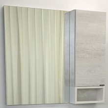 Зеркало со шкафом Comforty Прага 90 00004136263 Дуб белый