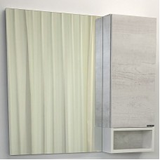 Зеркало со шкафом Comforty Прага 90 00004136263 Дуб белый