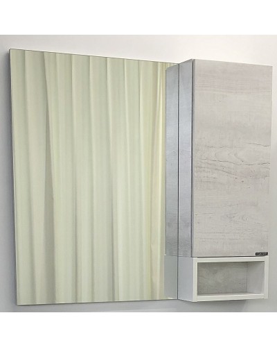 Зеркало со шкафом Comforty Прага 90 00004136263 Дуб белый