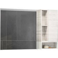 Зеркало со шкафом Comforty Прага 120 00004136262 Дуб белый
