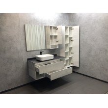 Зеркало со шкафом Comforty Прага 120 00004136262 Дуб белый