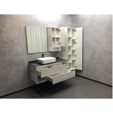 Зеркало со шкафом Comforty Прага 120 00004136262 Дуб белый