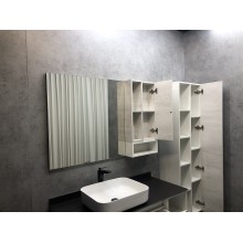 Зеркало со шкафом Comforty Прага 120 00004136262 Дуб белый