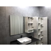 Зеркало со шкафом Comforty Прага 120 00004136262 Дуб белый