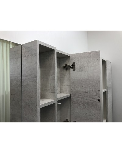 Зеркало со шкафом Comforty Прага 120 00004136262 Дуб белый