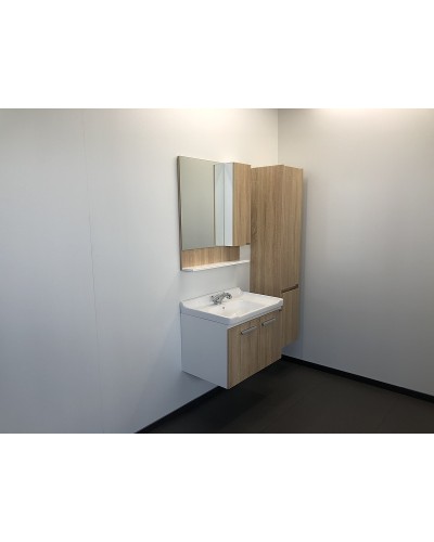 Зеркальный шкаф Comforty Рига 70 00004142212 Дуб сонома