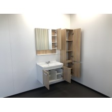 Зеркальный шкаф Comforty Рига 70 00004142212 Дуб сонома