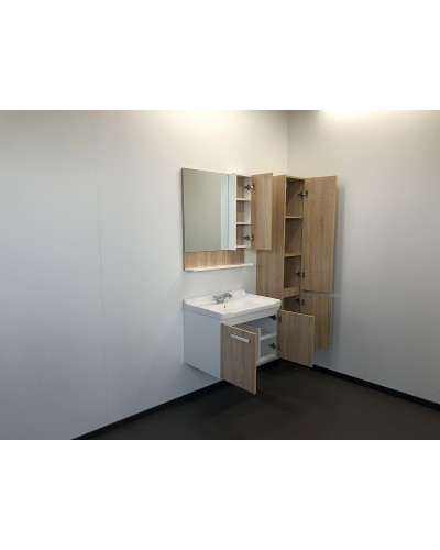 Зеркальный шкаф Comforty Рига 70 00004142212 Дуб сонома