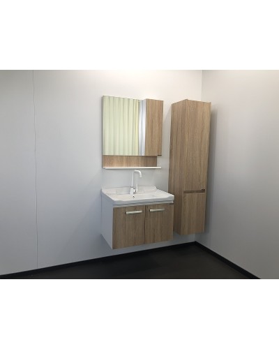 Зеркальный шкаф Comforty Рига 70 00004142212 Дуб сонома