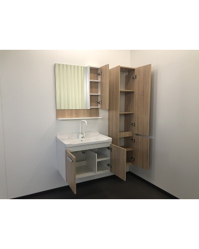 Зеркальный шкаф Comforty Рига 70 00004142212 Дуб сонома