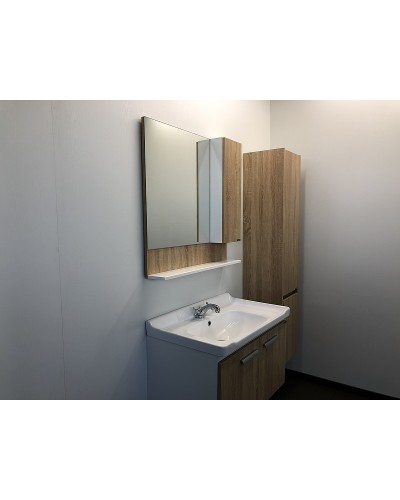 Зеркальный шкаф Comforty Рига 80 00004139024 Дуб сонома