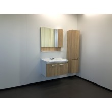 Зеркальный шкаф Comforty Рига 80 00004139024 Дуб сонома