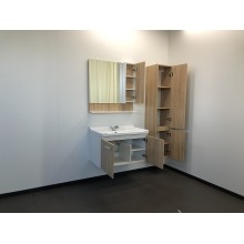 Зеркальный шкаф Comforty Рига 80 00004139024 Дуб сонома