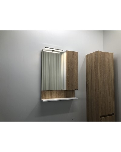 Зеркало со шкафом Comforty Рига 60 00004142211 Дуб сонома