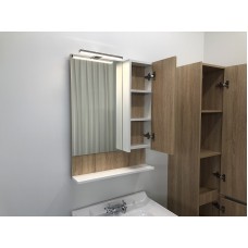 Зеркало со шкафом Comforty Рига 60 00004142211 Дуб сонома