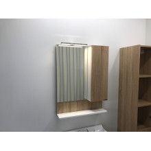Зеркало со шкафом Comforty Рига 60 00004142211 Дуб сонома