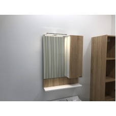 Зеркало со шкафом Comforty Рига 60 00004142211 Дуб сонома