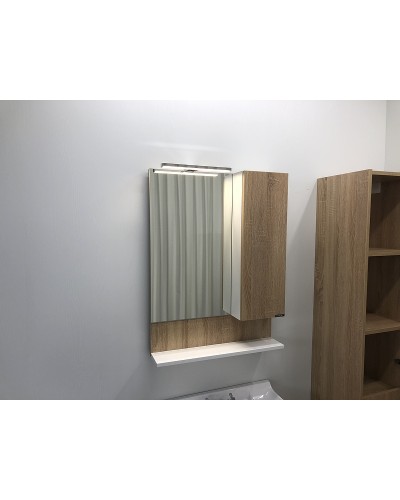 Зеркало со шкафом Comforty Рига 60 00004142211 Дуб сонома