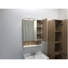Зеркало со шкафом Comforty Рига 60 00004142211 Дуб сонома