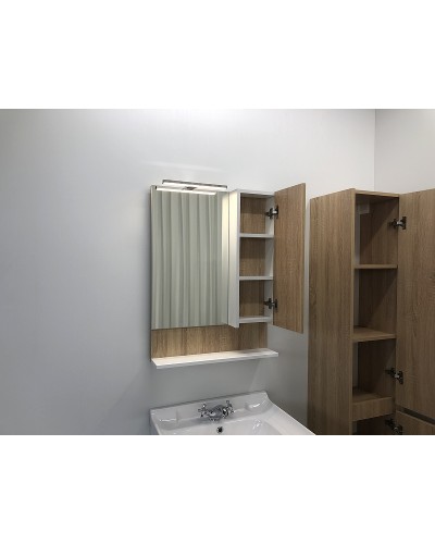 Зеркало со шкафом Comforty Рига 60 00004142211 Дуб сонома