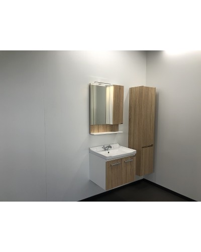 Зеркало со шкафом Comforty Рига 60 00004142211 Дуб сонома