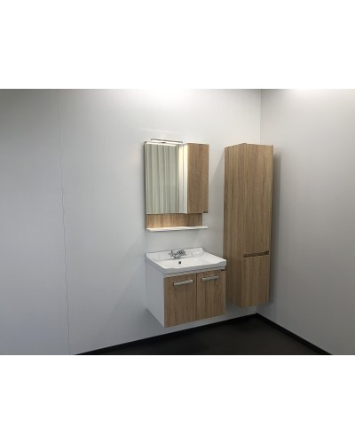 Зеркало со шкафом Comforty Рига 60 00004142211 Дуб сонома