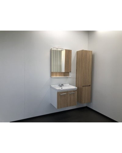 Зеркало со шкафом Comforty Рига 60 00004142211 Дуб сонома