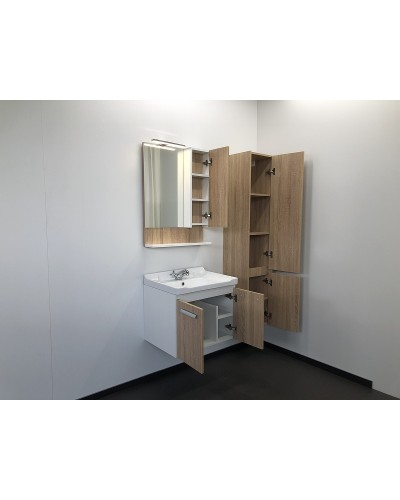 Зеркало со шкафом Comforty Рига 60 00004142211 Дуб сонома