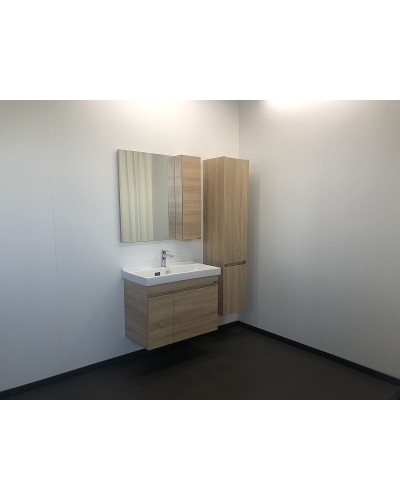 Зеркало со шкафом Comforty Тромсе 80 00004142222 Дуб сонома