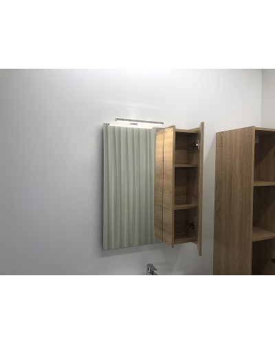 Зеркало со шкафом Comforty Тромсе 60 00004142221 Дуб сонома