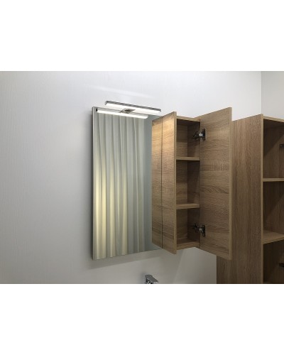 Зеркало со шкафом Comforty Тромсе 60 00004142221 Дуб сонома