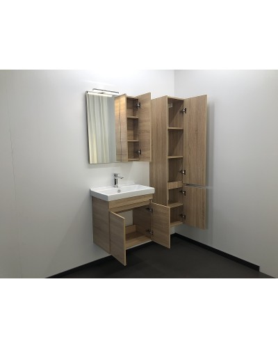 Зеркало со шкафом Comforty Тромсе 60 00004142221 Дуб сонома