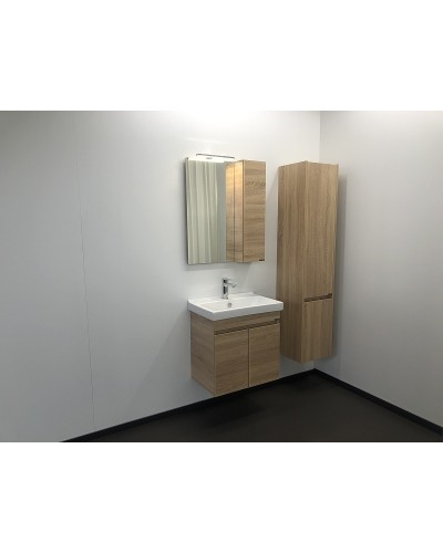 Зеркало со шкафом Comforty Тромсе 60 00004142221 Дуб сонома