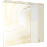 Зеркало со шкафом Comforty Сочи 85 00003132119 Белый глянец