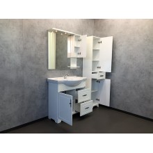 Зеркальный шкаф Comforty Севилья 85 00003132625 Слоновая кость