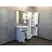 Зеркальный шкаф Comforty Севилья 85 00003132625 Слоновая кость