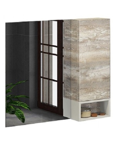 Зеркало со шкафом Comforty Турин 90 00004136265 Дуб бежевый