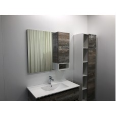 Зеркало со шкафом Comforty Турин 90 00004136265 Дуб бежевый