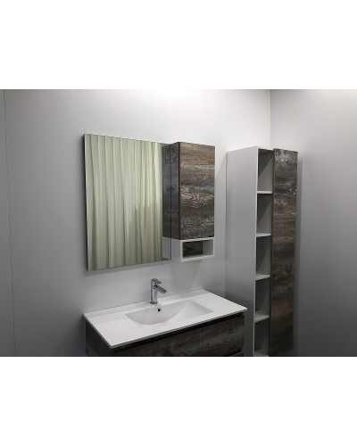 Зеркало со шкафом Comforty Турин 90 00004136265 Дуб бежевый