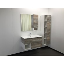 Зеркало со шкафом Comforty Турин 90 00004136265 Дуб бежевый