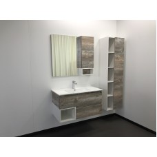 Зеркало со шкафом Comforty Турин 90 00004136265 Дуб бежевый