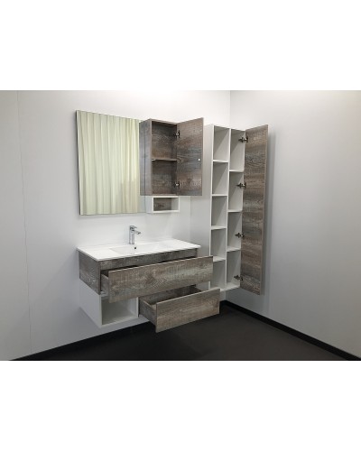 Зеркало со шкафом Comforty Турин 90 00004136265 Дуб бежевый