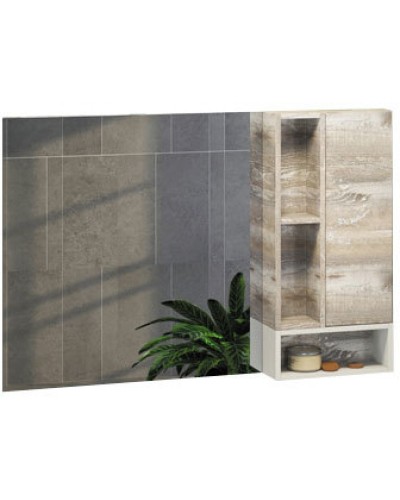 Зеркало со шкафом Comforty Турин 120 00004137136 Дуб бежевый