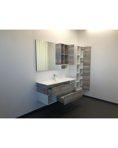 Зеркало со шкафом Comforty Турин 120 00004137136 Дуб бежевый