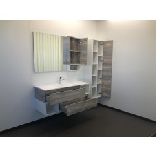 Зеркало со шкафом Comforty Турин 120 00004137136 Дуб бежевый