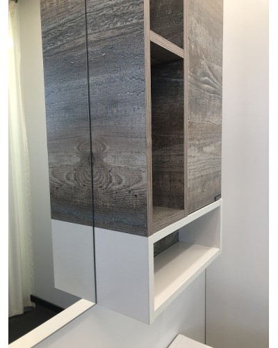 Зеркало со шкафом Comforty Турин 120 00004137136 Дуб бежевый