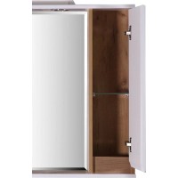 Зеркальный шкаф 60х74,4 см белый/дуб золотой R ASB-Mebel Марко