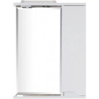 Зеркальный шкаф 60х75 см белый R ASB-Mebel Бари