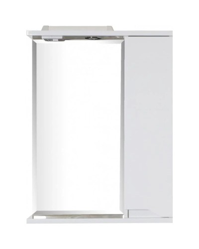 Зеркальный шкаф 60х75 см белый R ASB-Mebel Бари